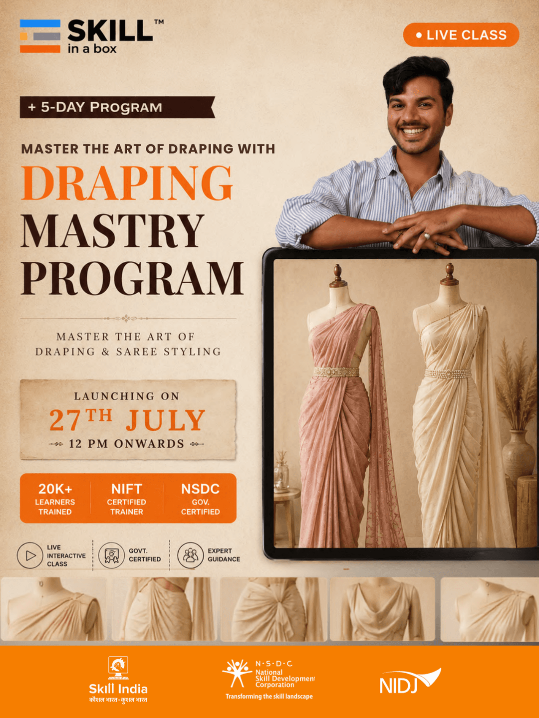 5-Day Draping Masterclass