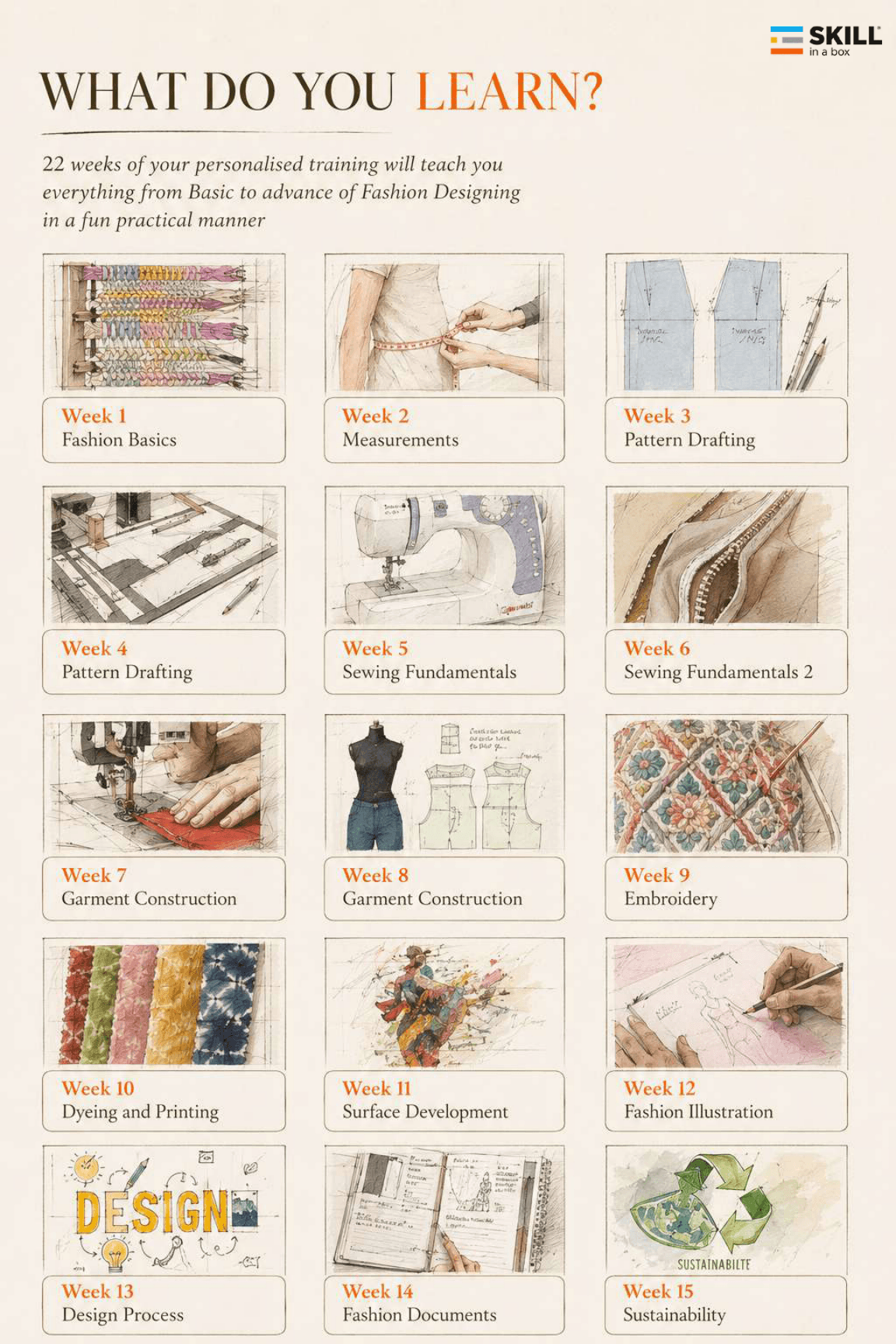 Full Fashion Designing Program brochure page 4