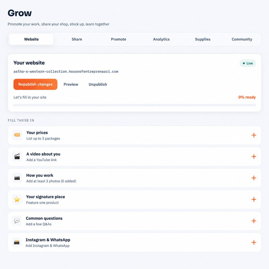 Track & grow