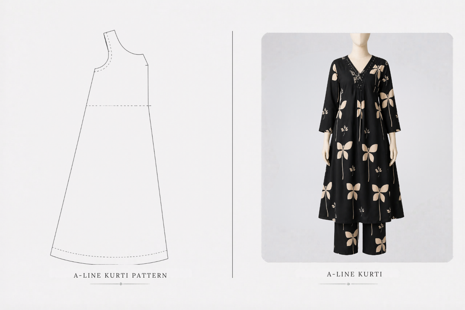 A-Line Kurti