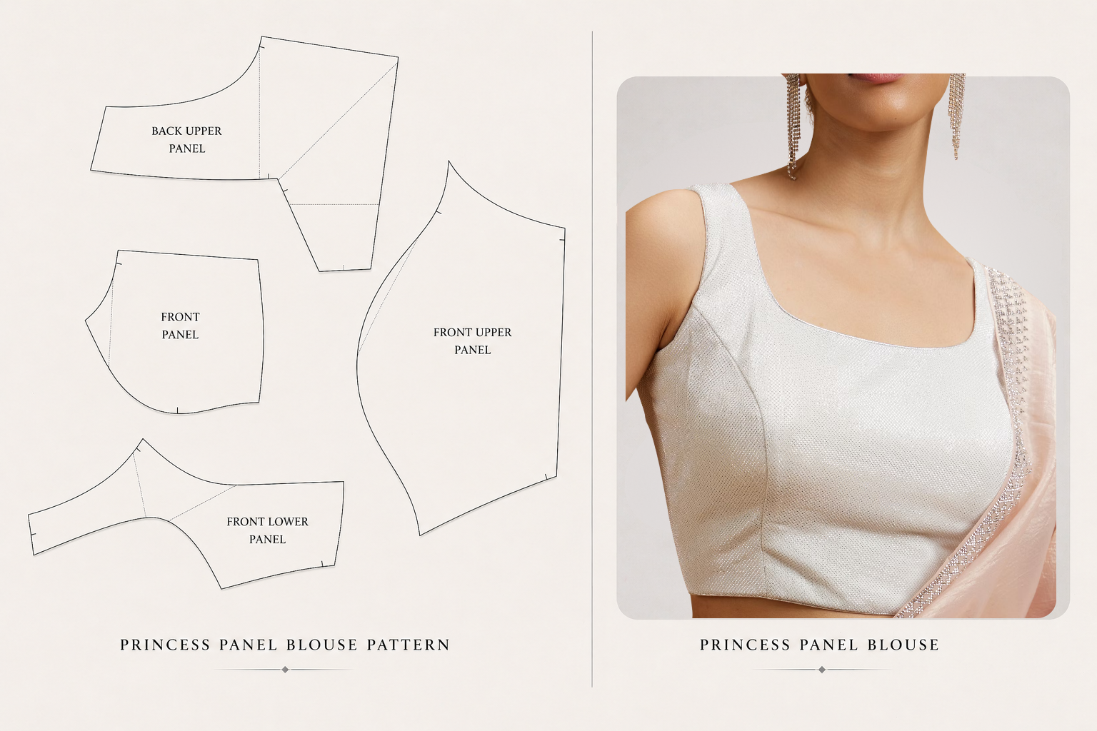 Princess Panel Blouse