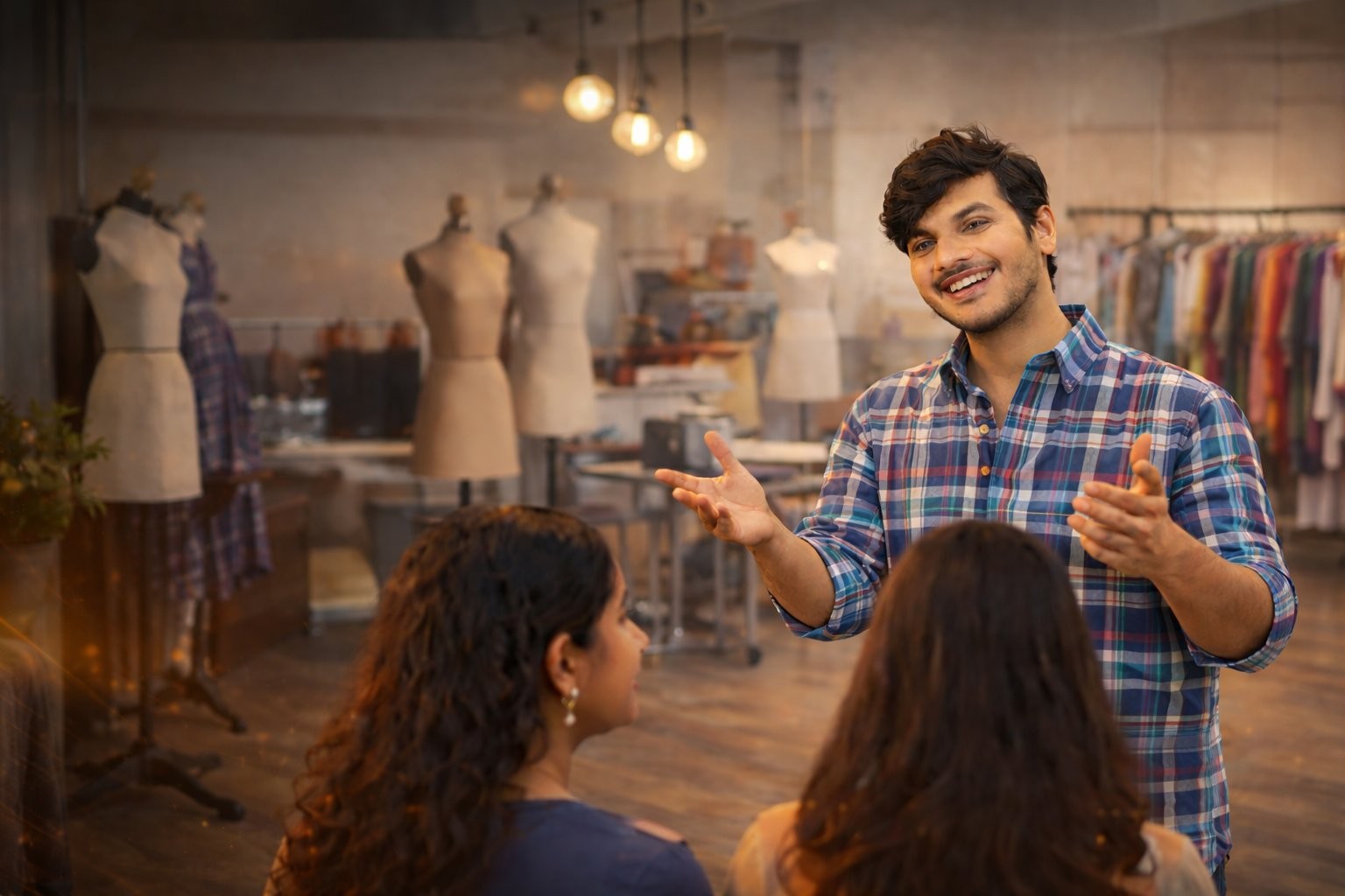 Ritvik Chauhan in fashion studio